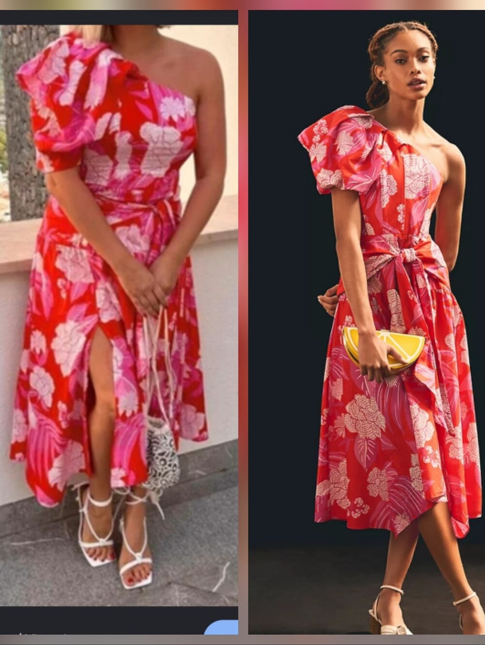 Farm Rio One Shoulder Maxidress Dress - Picture 1 of 9